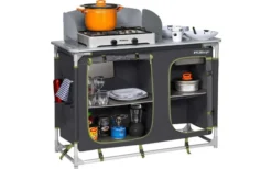 Berger Campingküche Mit Spüle Grau, Grün