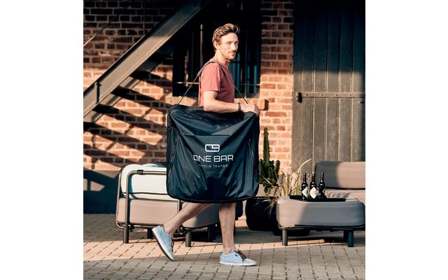 One Bar Element 3 Aufblasbarer Hocker Dark Grey – Bild 3