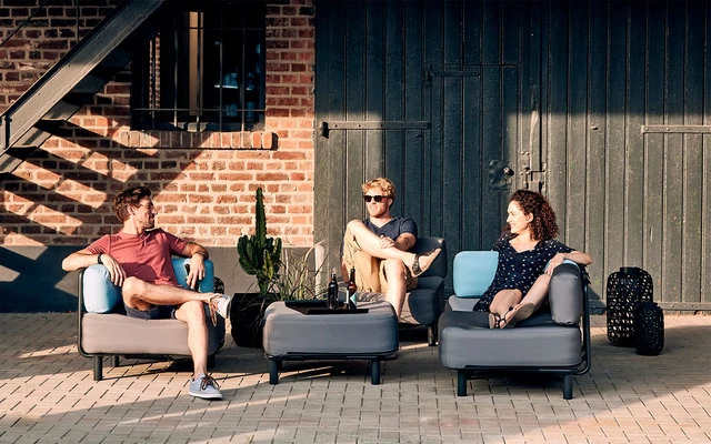 One Bar Element 3 Aufblasbarer Hocker Dark Grey – Bild 4