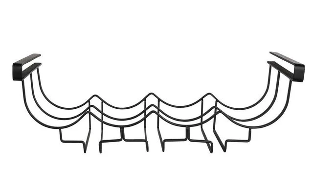 Wenko Schrankeinsatz Flaschen- Und Gläserhalter Für 6 Gläser Und 4 Flaschen