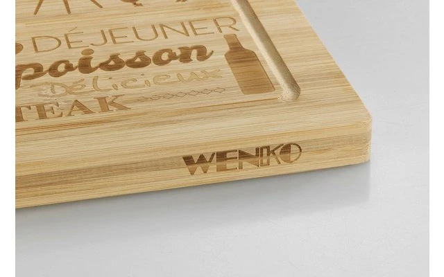 Wenko Steakbrett 33 X 23 Cm Bambus – Bild 4