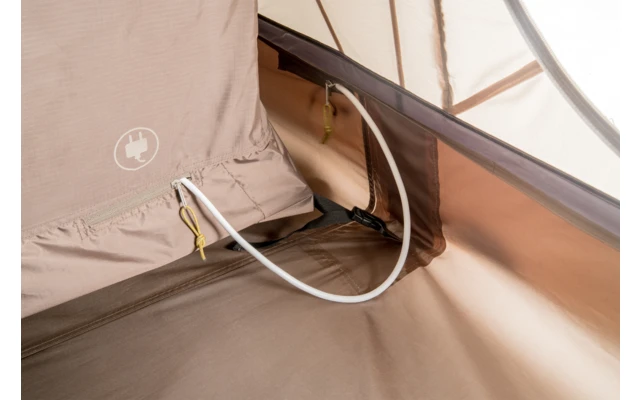 Tambu Agnikunda Komfort Vis à Vis 4 Personen Trekking Tunnelzelt Braun – Bild 7