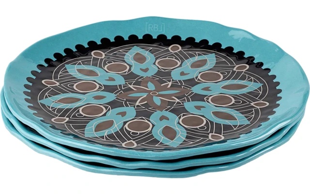 Rebel Outdoor Dessertteller 22 Cm Schwarz – Bild 2