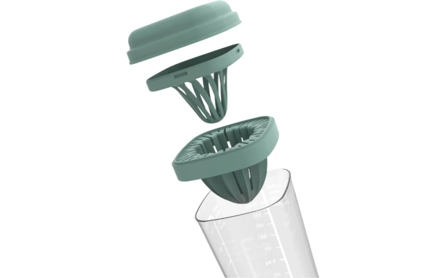 Rotho Loft Shaker 5 In 1 Trinkflasche 1 Liter Lime Grün – Bild 4