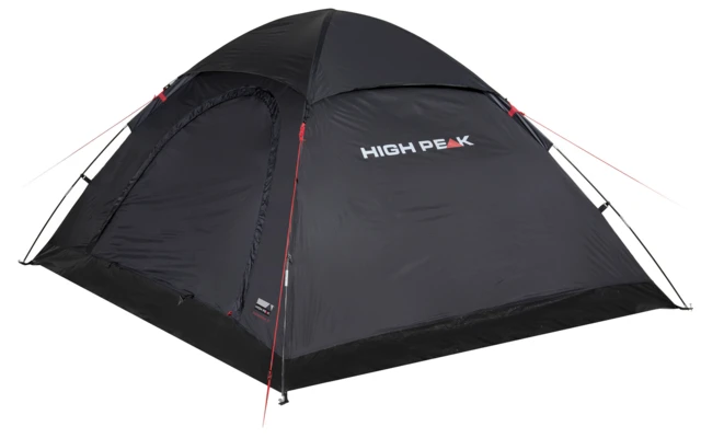 High Peak Monodome XL Freistehendes Einfachdach Kuppelzelt 4 Personen Schwarz