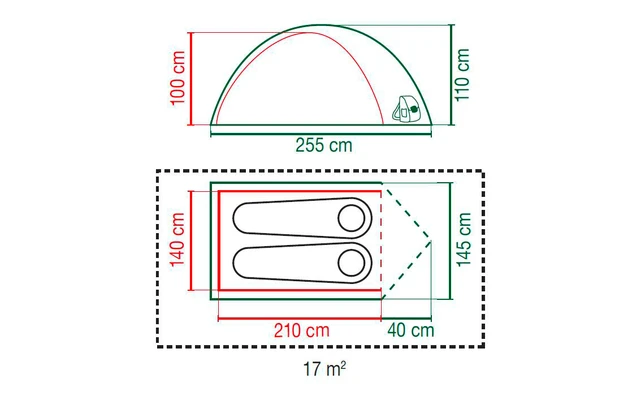Coleman Kuppelzelt Kobuk Valley 2 – Bild 2