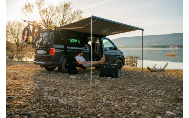 Fiamma F45s 300 Markise Für VW T5/T6/Multivan/Transporter Tuchfarbe Royal Grey Long WB 300 Cm Gehäusefarbe Deep Black Linkslenker – Bild 4